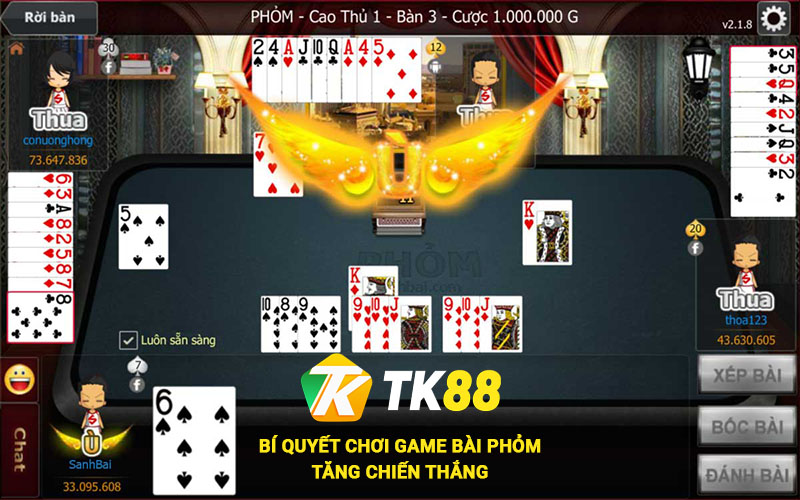 Bí quyết chơi bài Phỏm gia tăng chiến thắng